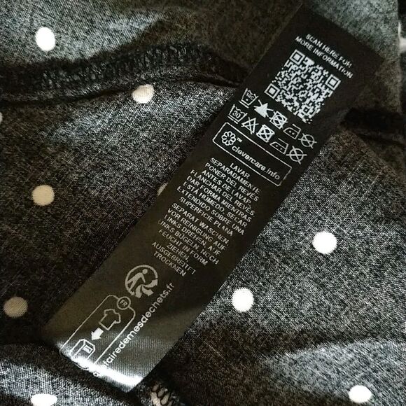 Asos Design Maxi Dress 16 Black White Swiss Dot Sleeveless Flare A-Line Retro - Picture 12 of 14